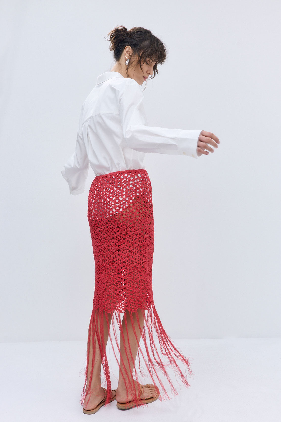 Flower Crochet Skirt