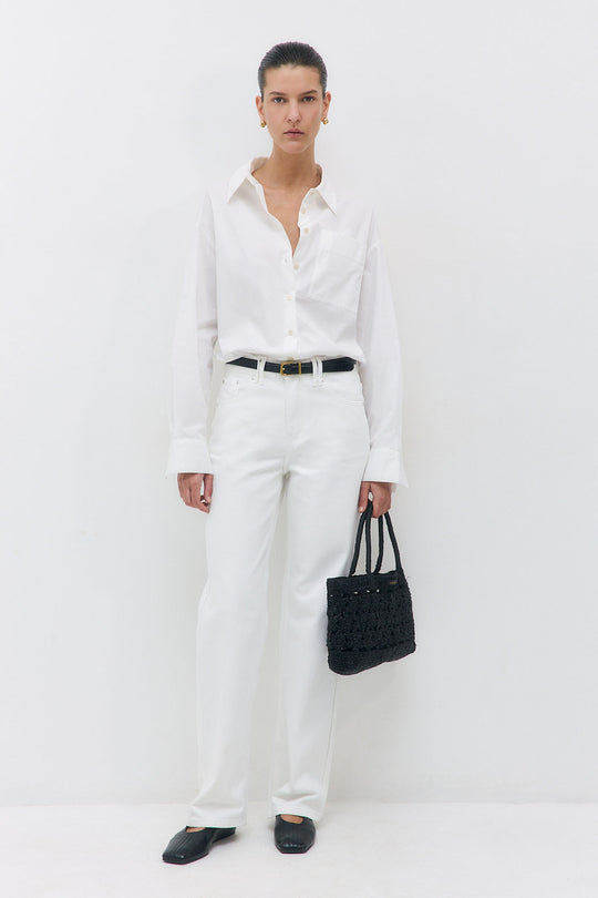Wide Leg Drill Pants