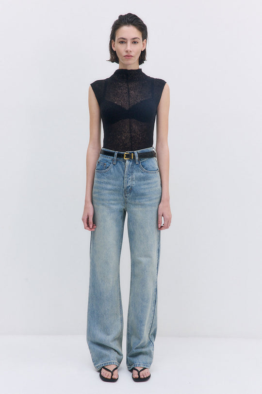 No.8| High Waisted Wide Leg Denim