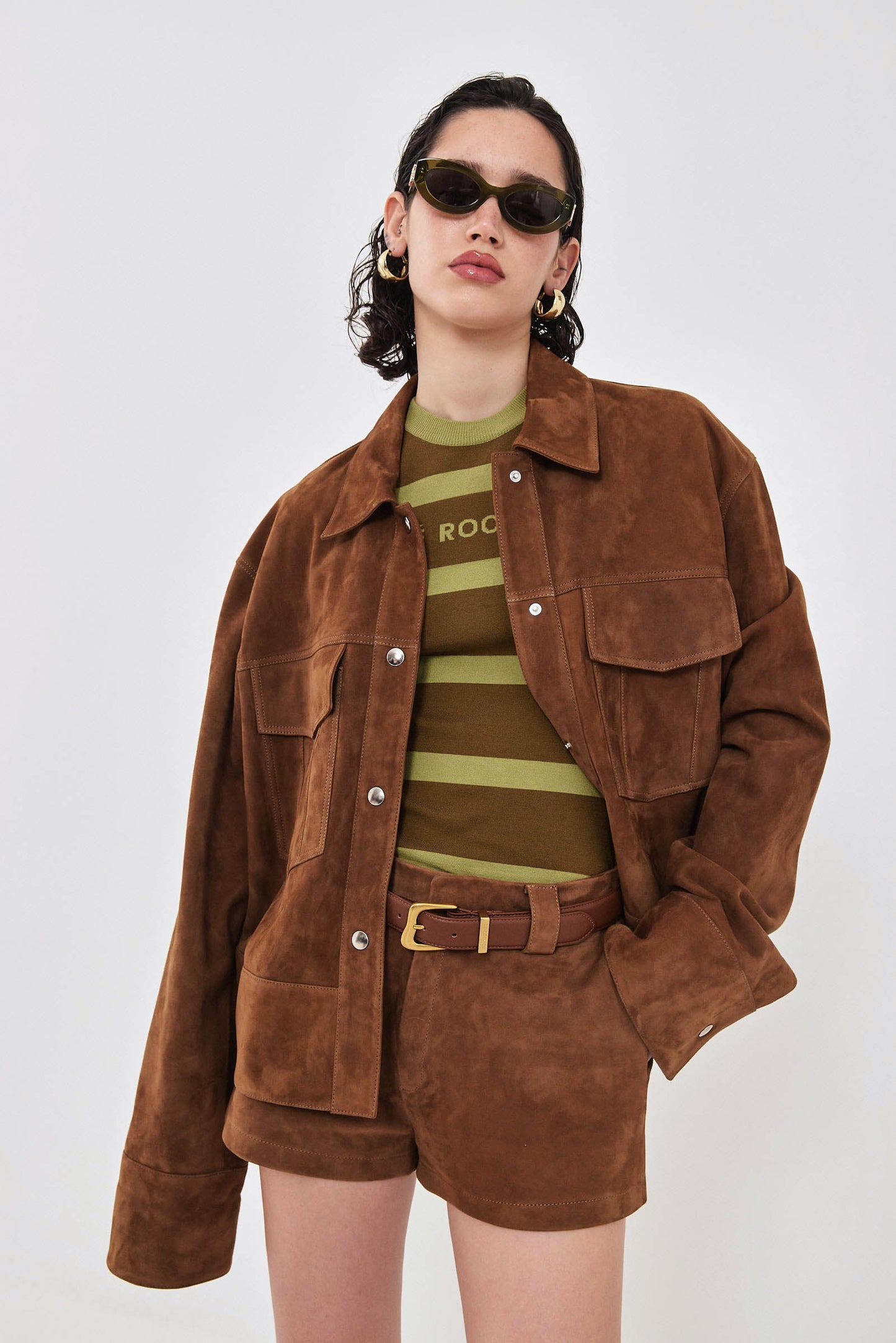 Lightweight Knitted Striped Top