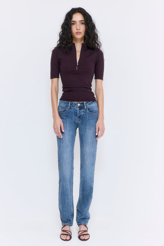 No.18| Mid Rise Fitted Denim