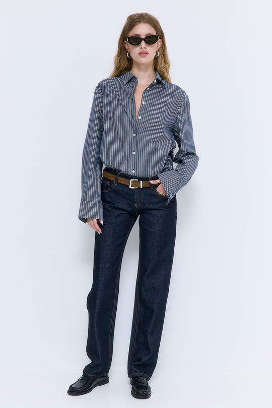 Fitted Poplin Button Down