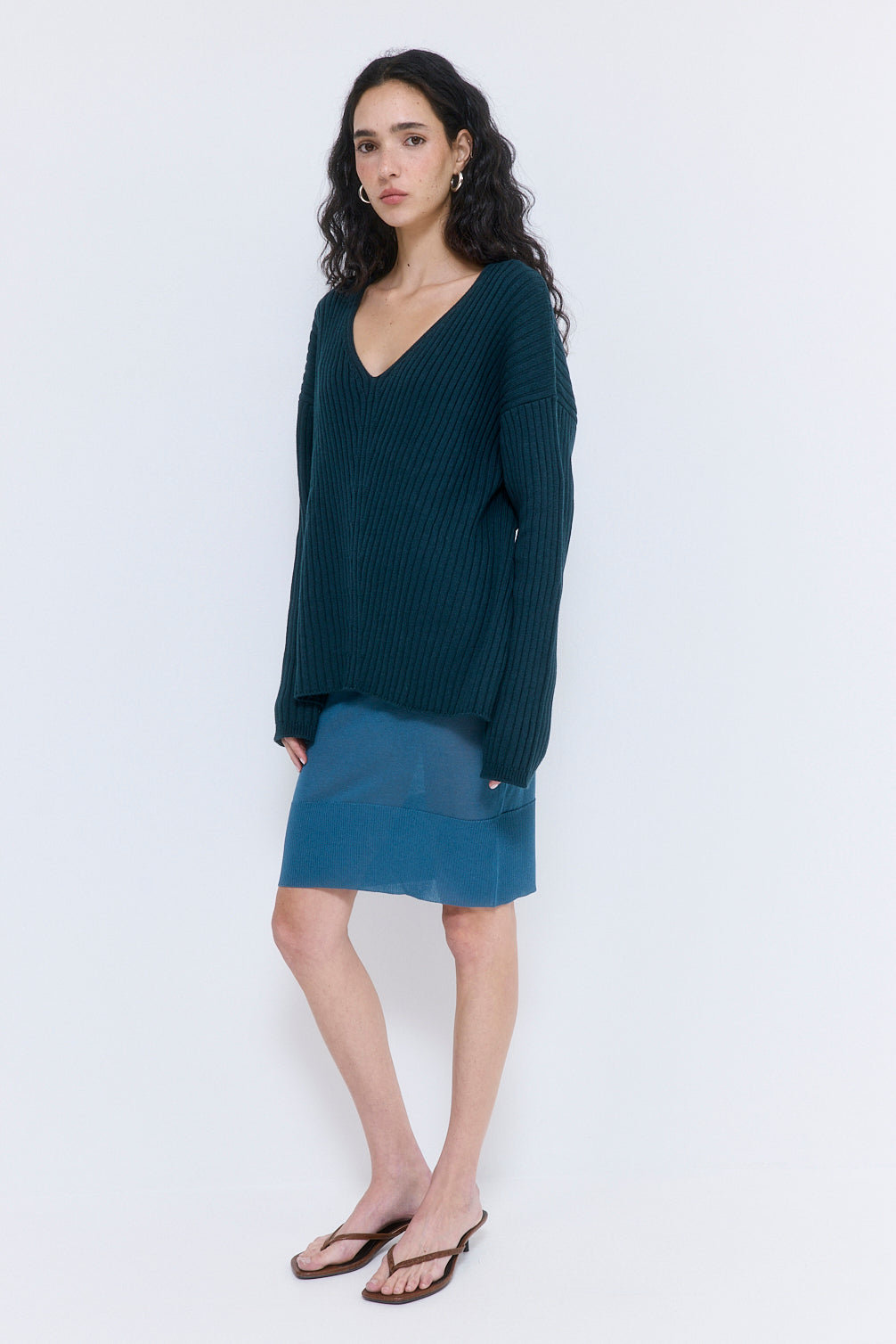 Sheer Midi Skirt