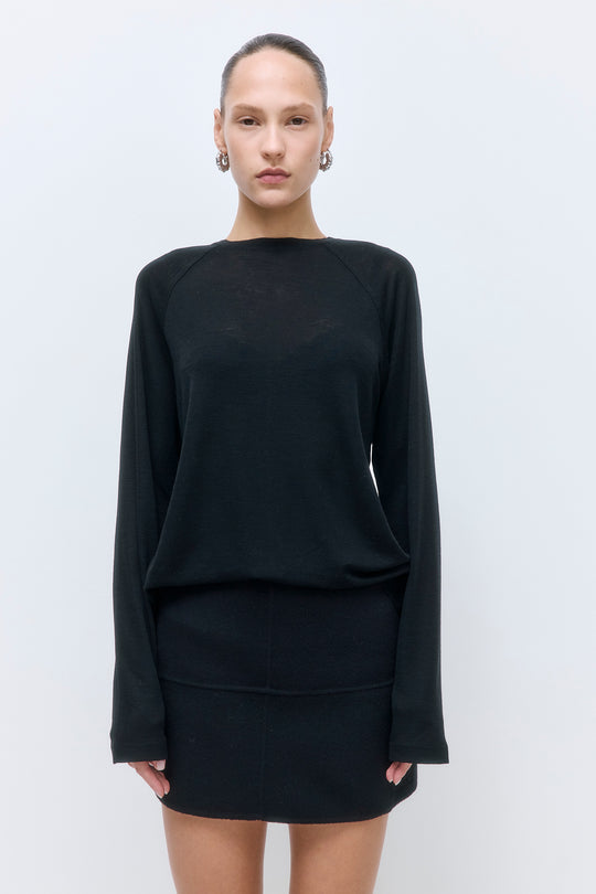 Oversized Wool Long Sleeve