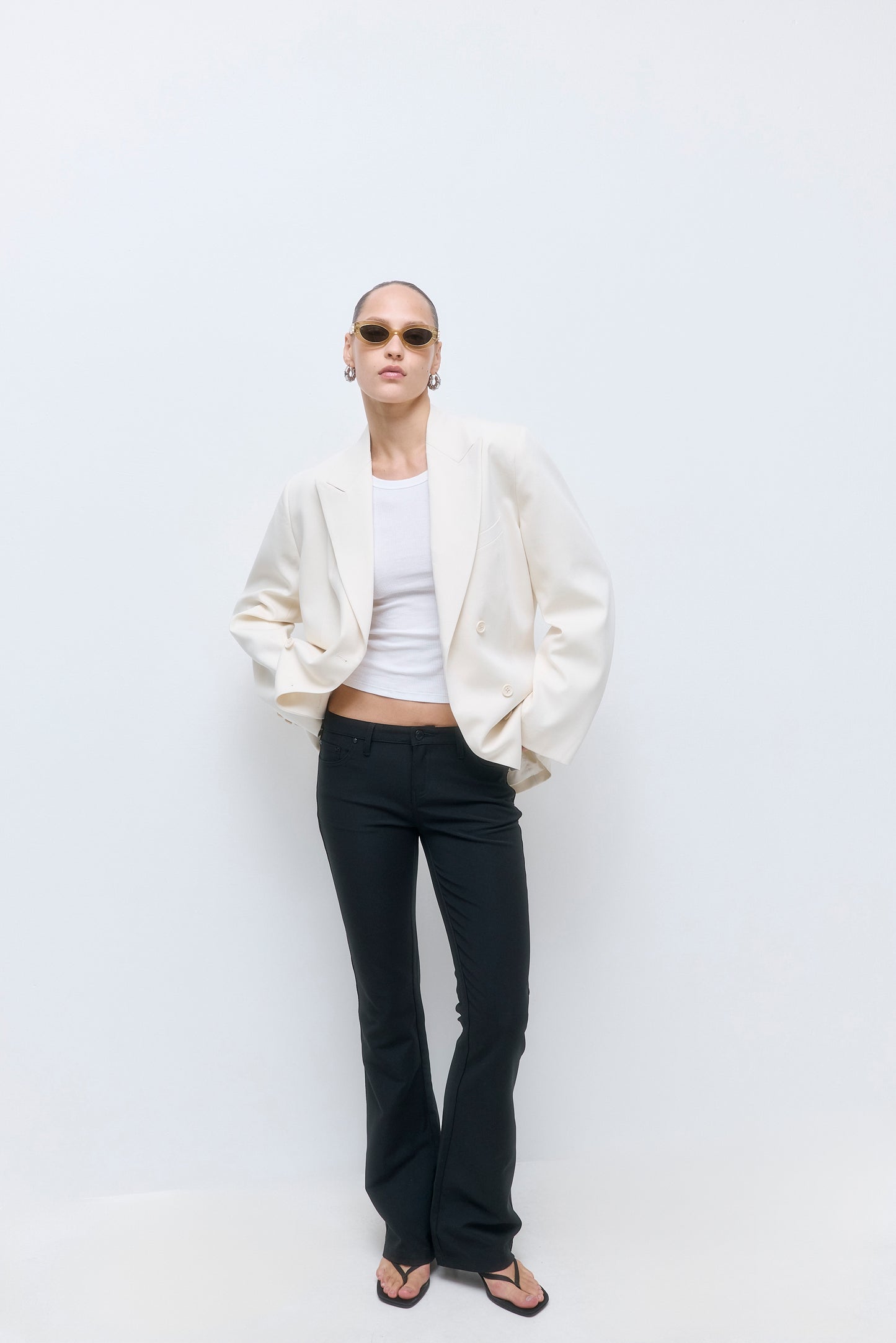 Stretchy Bootcut Pants