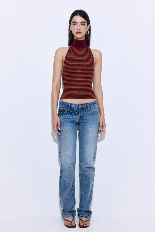 Crochet Turtle Neck Top