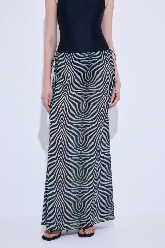 Semi Sheer Maxi Skirt