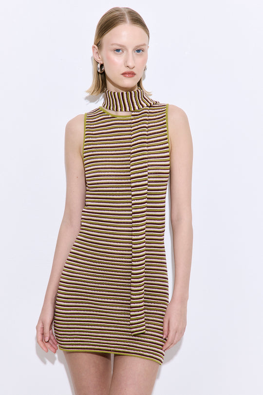 Crochet Tank Mini Dress