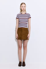 Suede Mini Skirt