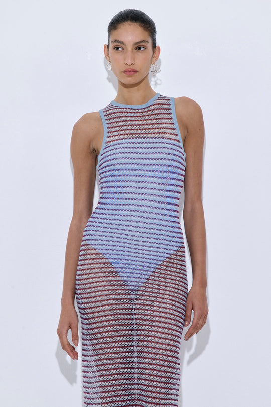 Crochet Maxi Tank Dress