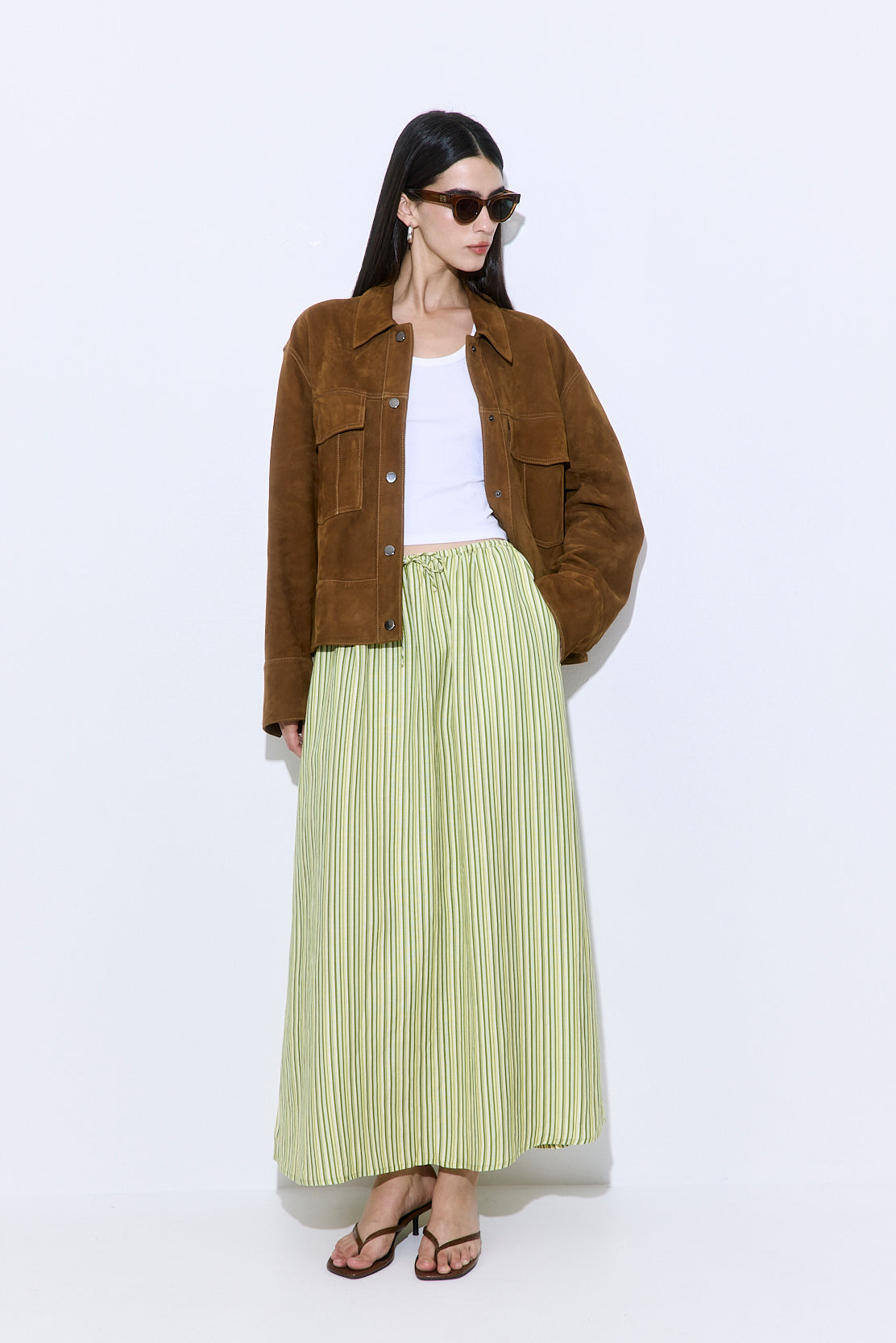Linen Maxi Skirt