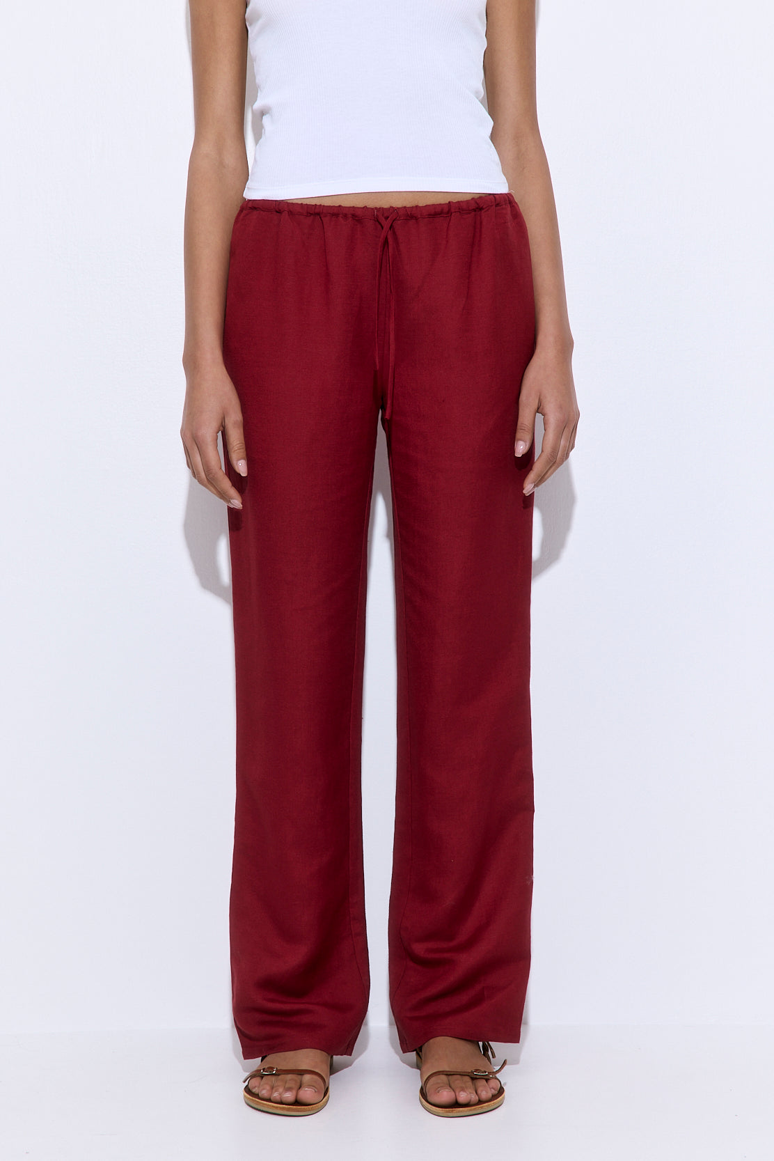 Full Length Linen Pants