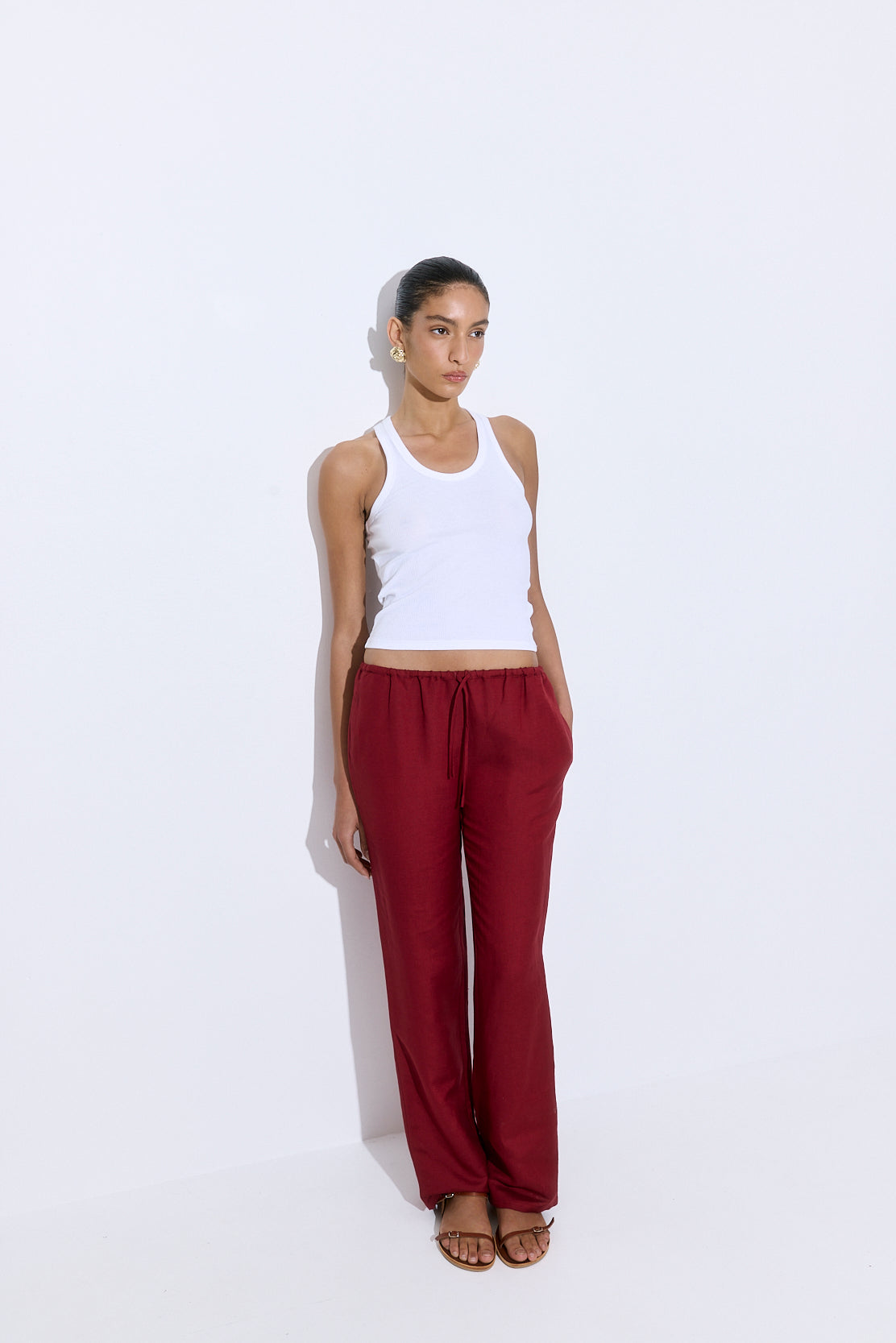 Full Length Linen Pants