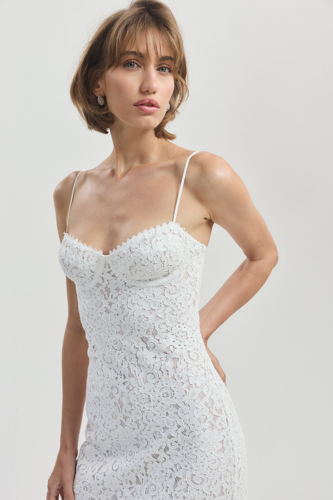 Cupped Lace Dress