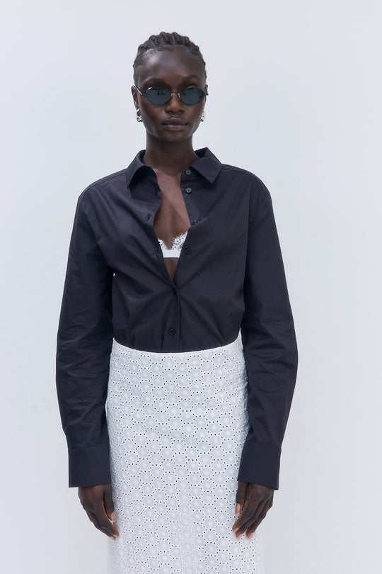 Fitted Poplin Button Down