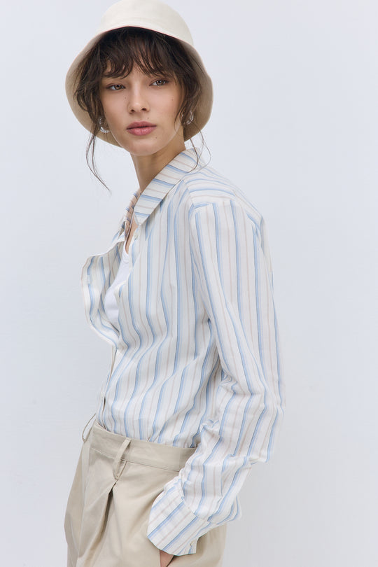 Fitted Poplin Button Down