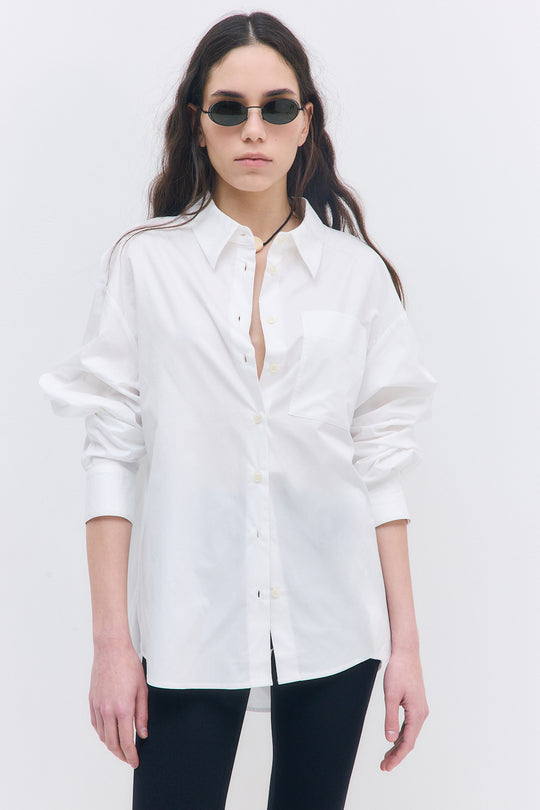 Oversized Poplin Button Down - Dé Rococo