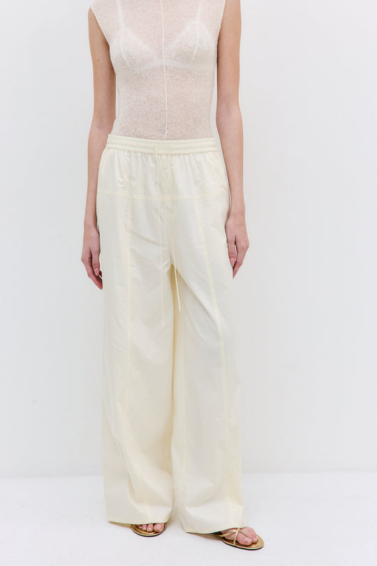 Poplin Wide Leg Pants - Dé Rococo