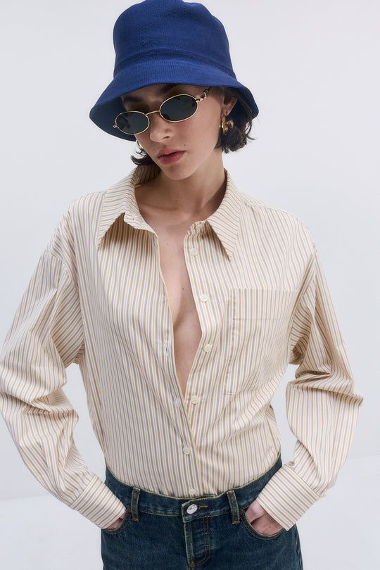 Oversized Poplin Button Down