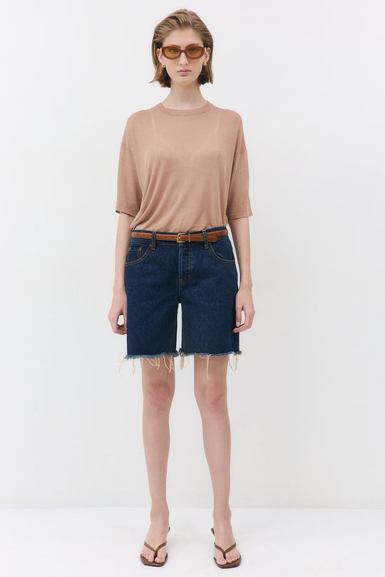 Semi Sheer Oversized Top