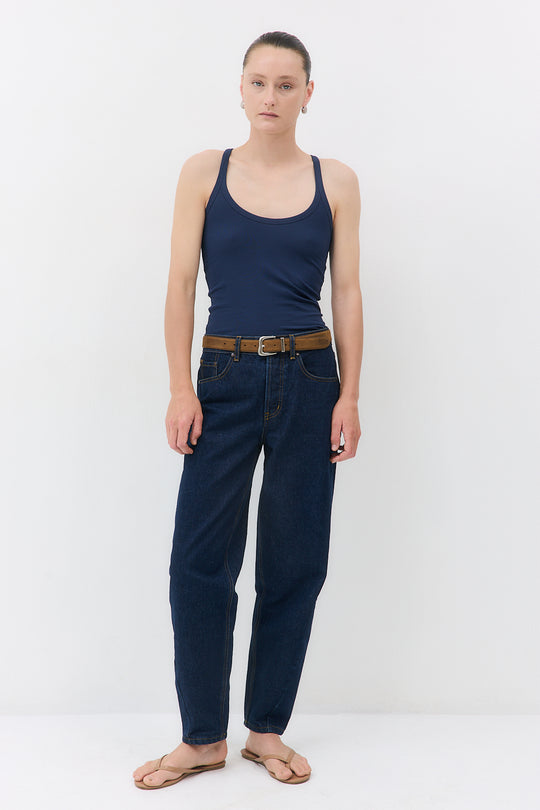 Ribbed Scoop Neck Tank