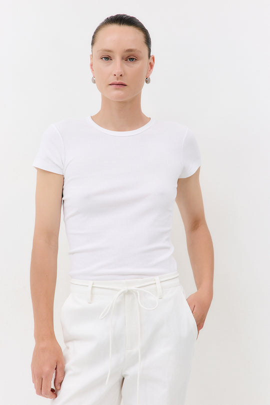 Classic Ribbed Crewneck