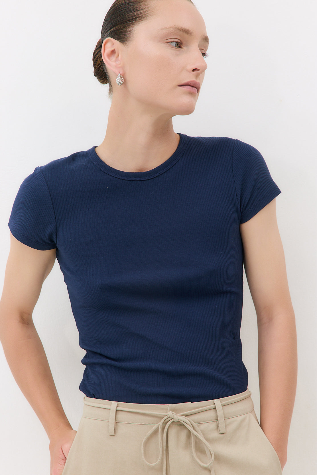 Classic Ribbed Crewneck