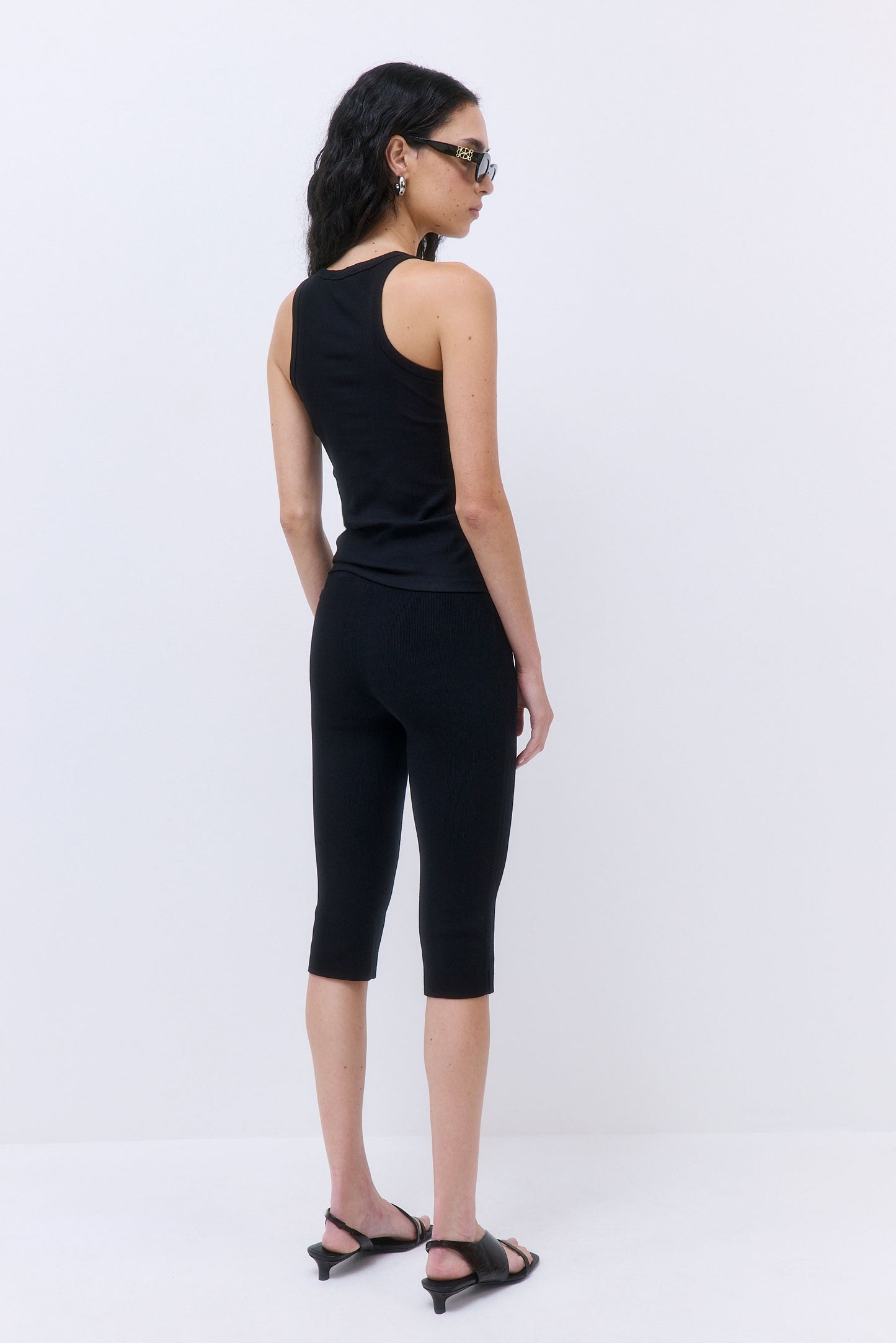 Classic Ribbed High Scoop Tank