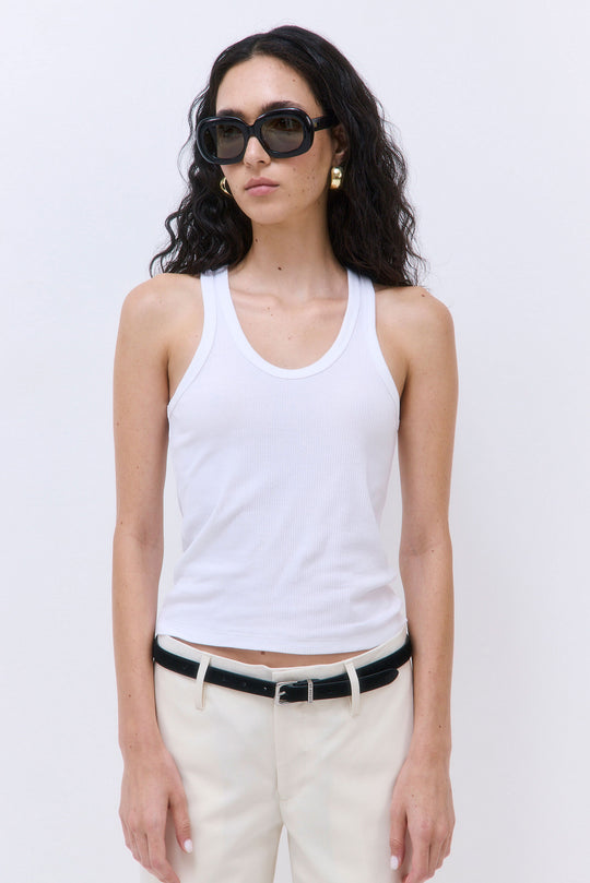 Classic Ribbed Low Scoop Tank