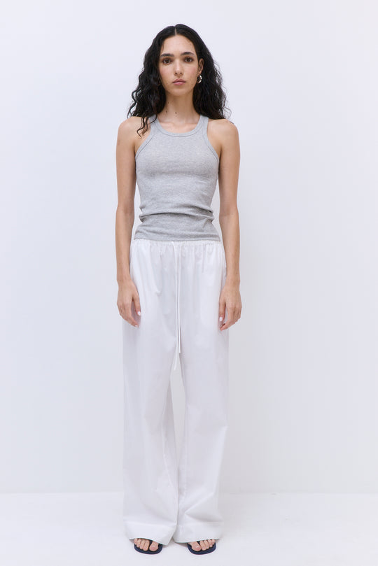 Classic Ribbed High Scoop Tank