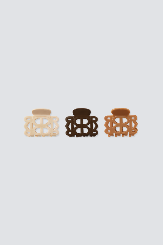 3 Piece Mini Claw Clip Set