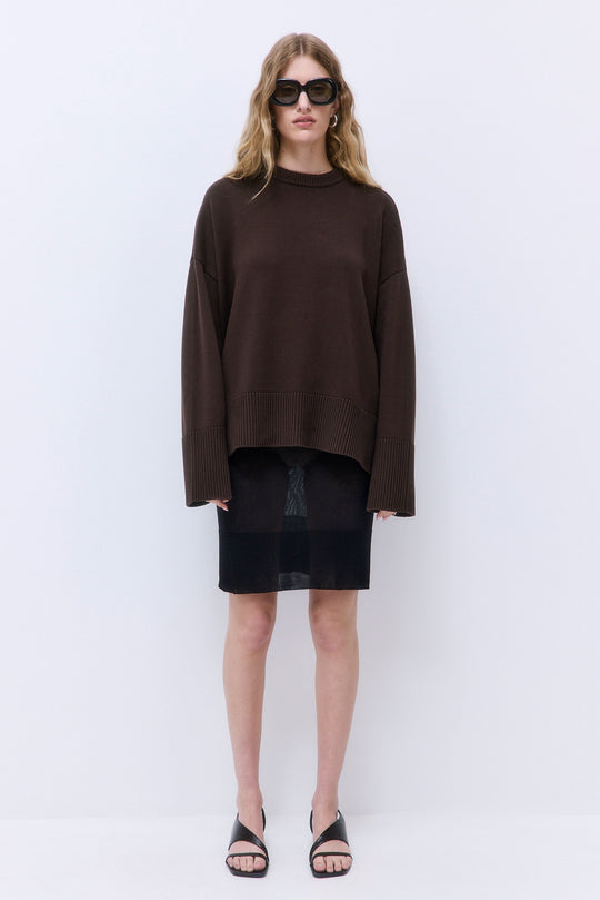 Oversized Crew Neck Jumper