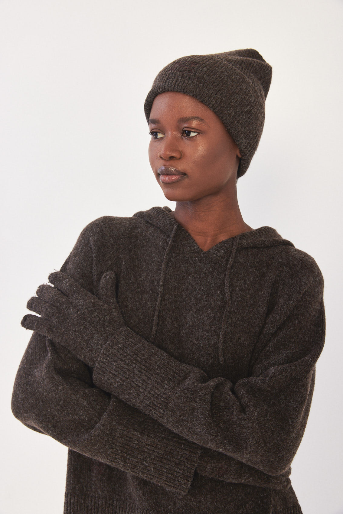 Thick Knitted Gloves - Dé Rococo