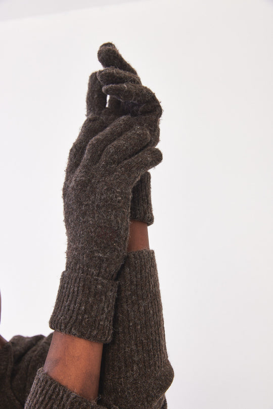 Thick Knitted Gloves - Dé Rococo
