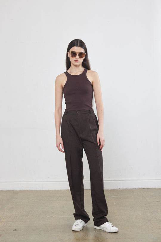 Racerback Ribbed Top