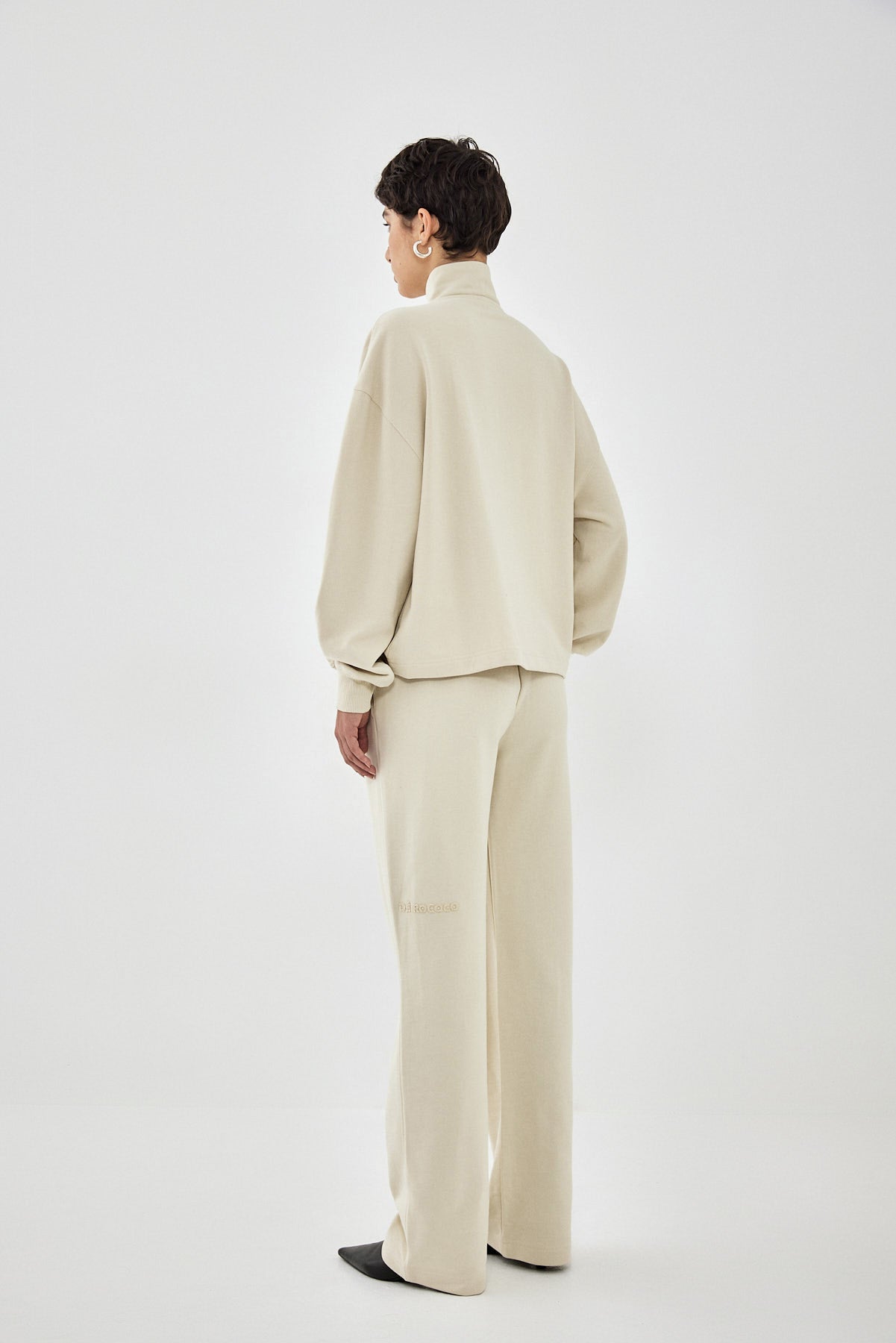 Straight Leg Patch Sweatpants - Dé Rococo