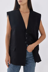 Oversized Tailored Daddy Vest
