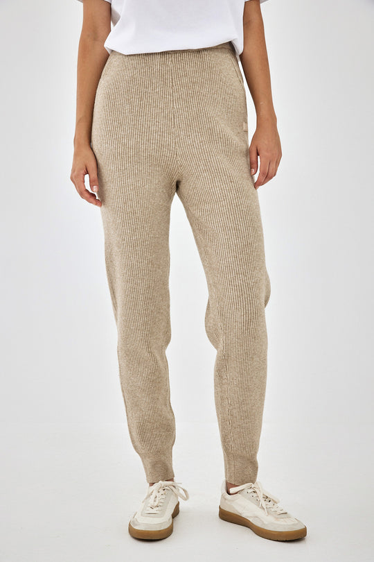 Knitted Ribbed Jogger - Dé Rococo