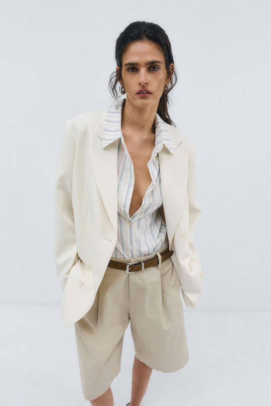 Oversized Double Breasted Daddy Blazer