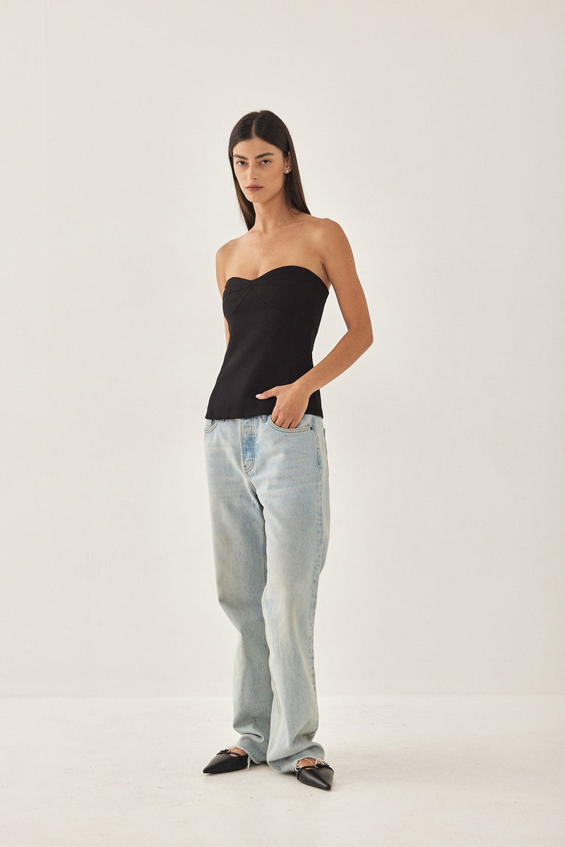 Daddy Strapless Corset Top