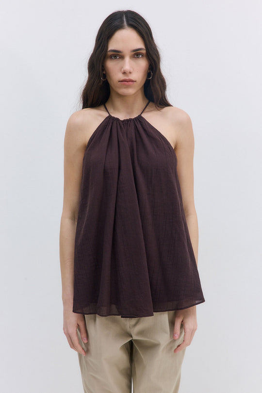 Sheer Cotton Tank Top