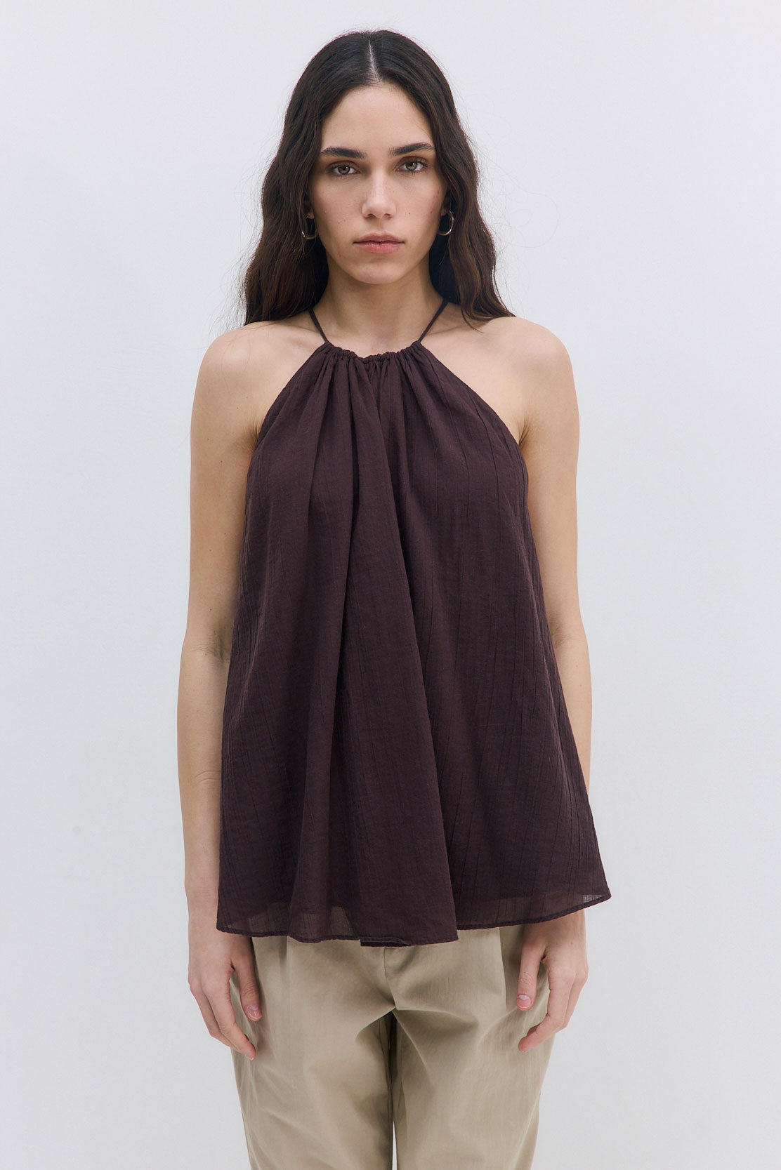 Sheer Cotton Tank Top
