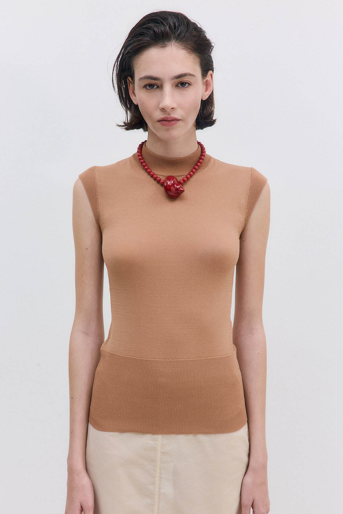 Sheer Knit Tank Top - Dé Rococo