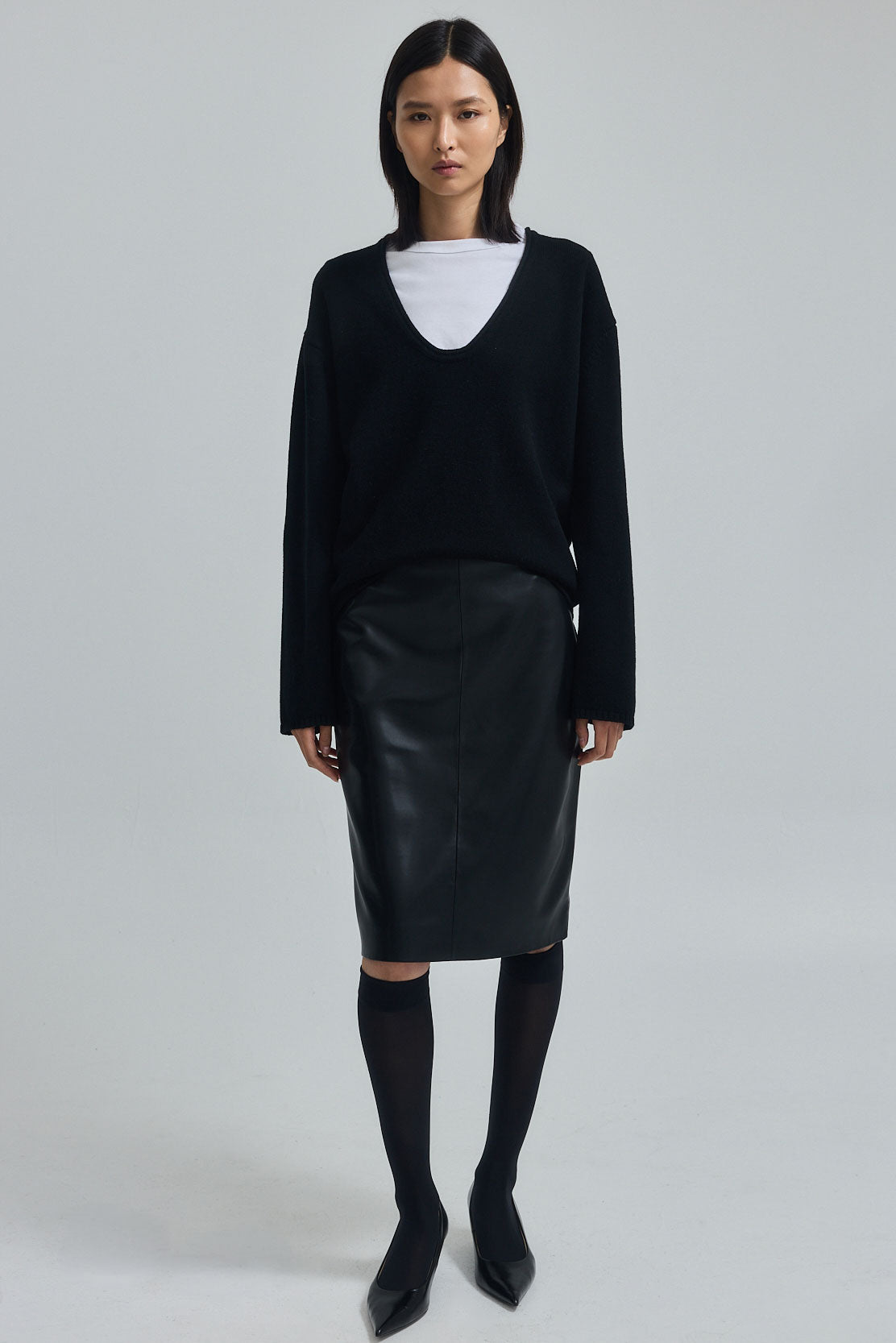 Boxy Wool Deep Scoop