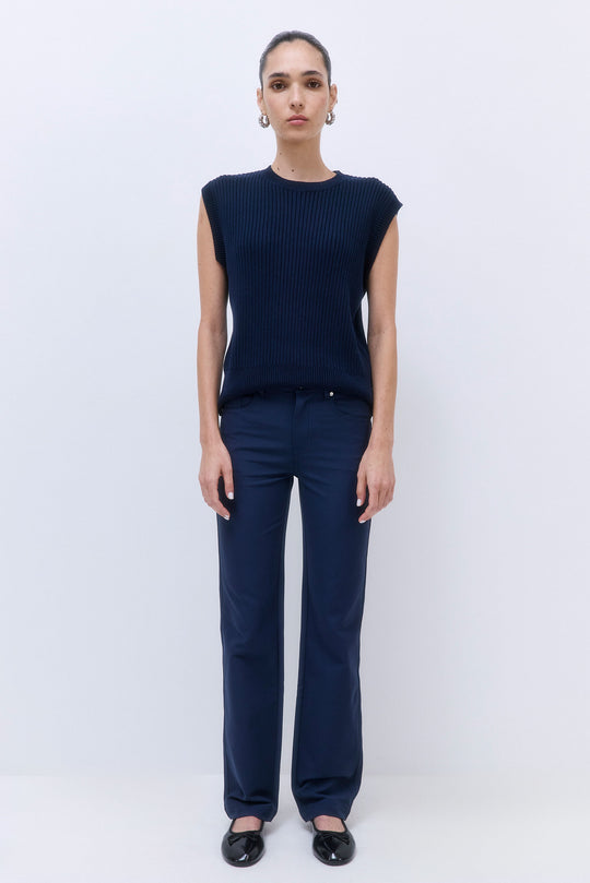 Stretchy Straight Leg Pants