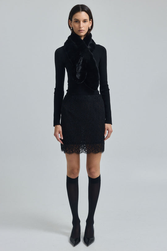 Lace Midi Skirt