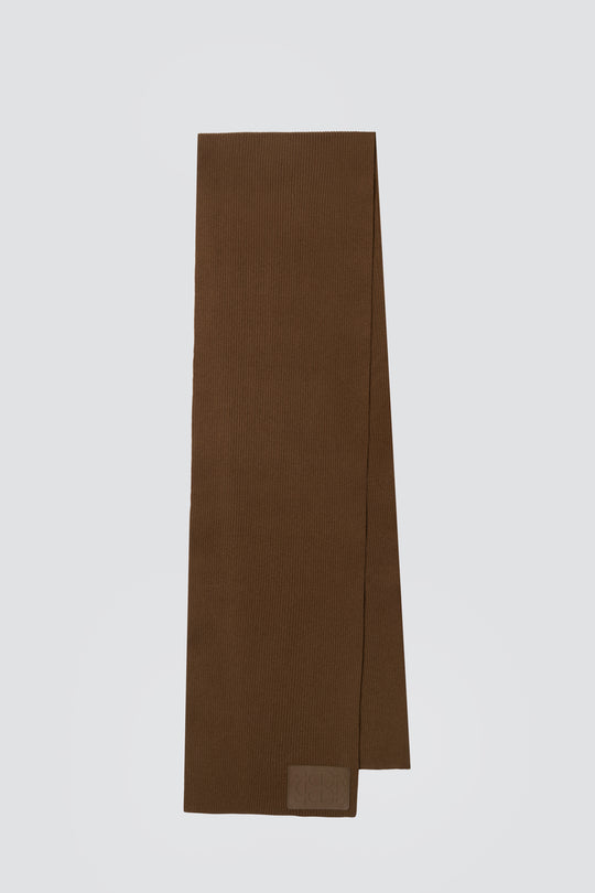 Knitted Ribbed Scarf - Dé Rococo
