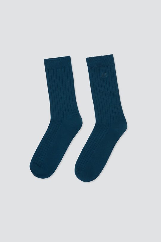Cozy Ribbed Crew Socks