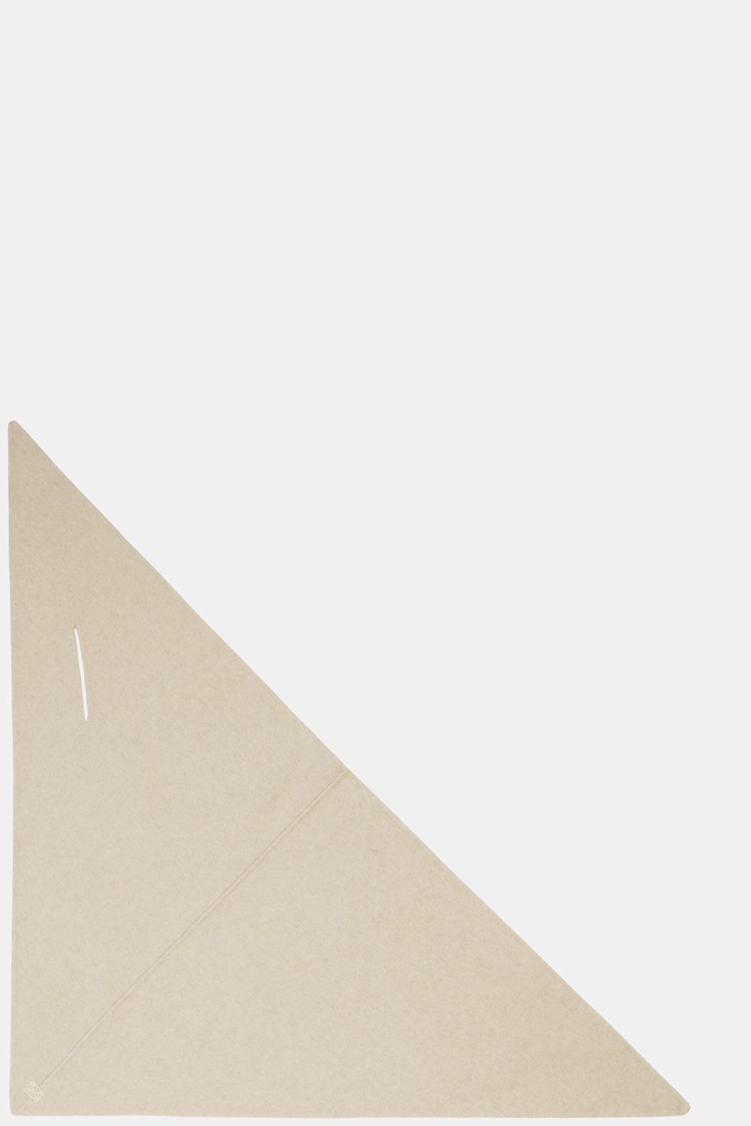 Double Wool Triangle Scarf