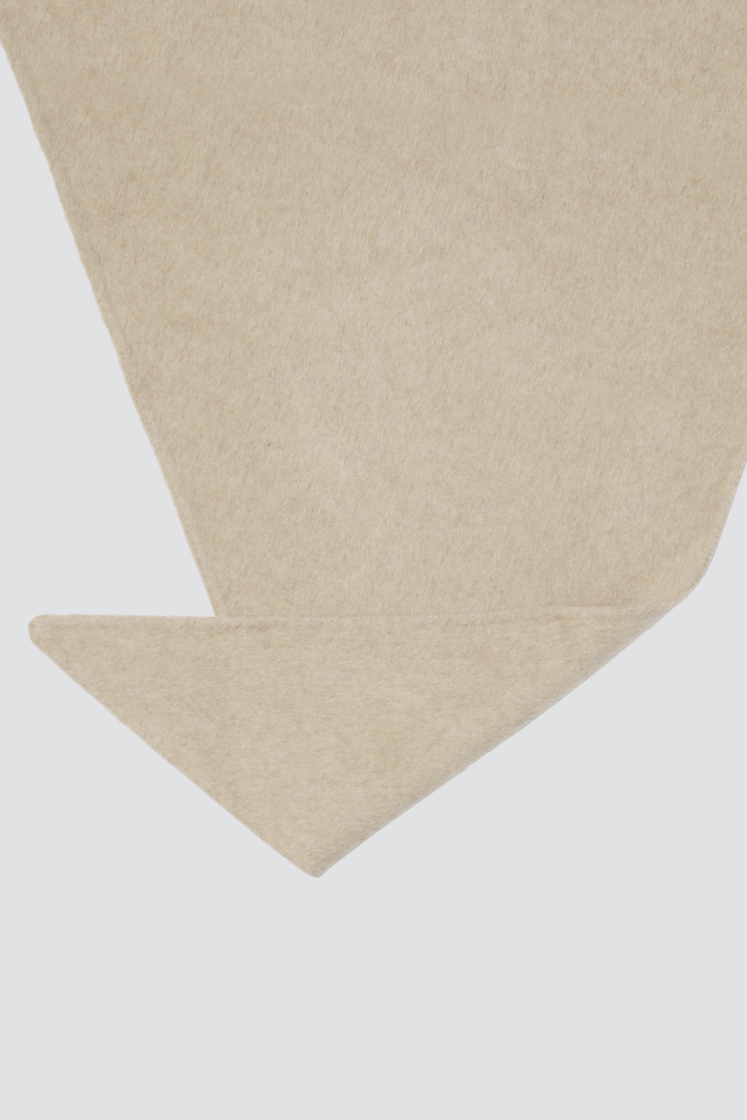 Double Wool Triangle Scarf